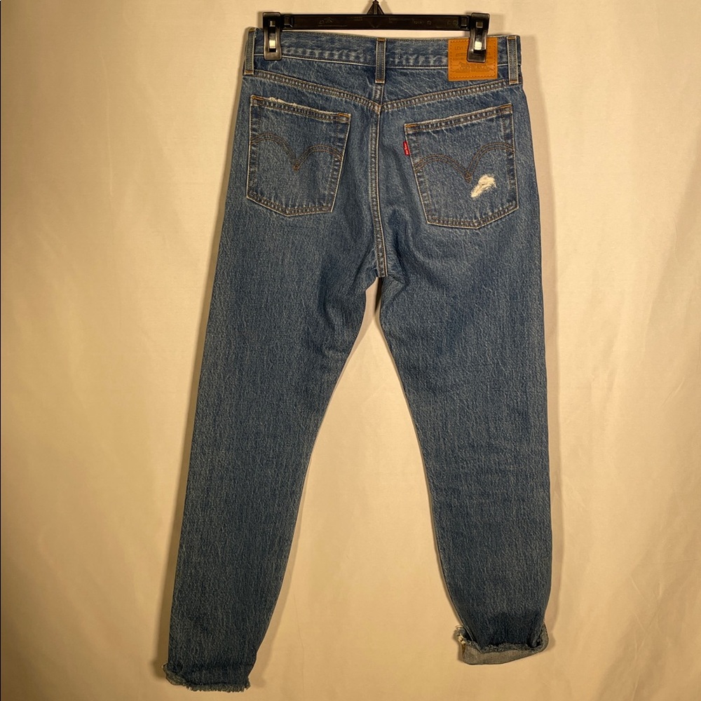 LEVIS WOMENS WEDGIE STRAIGHT JEAN 27 - Picture 6 of 7
